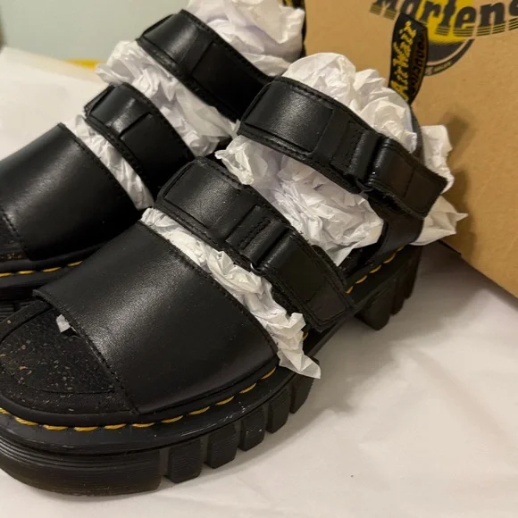 Dr. Martens Black Chunky Sandals - Picture 7 of 12